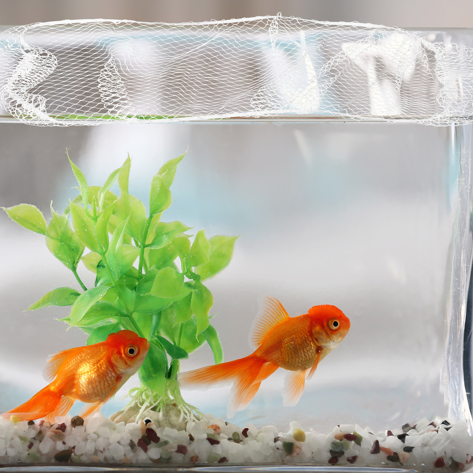 Screen Top Mesh - 75x22cm Nylon-Aquarium-Netzabdeckung für Fischbecken, zur Verhinderung